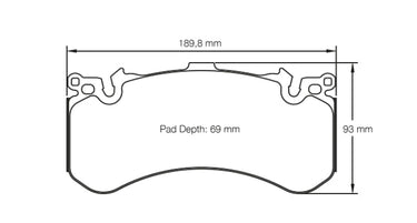 Pagid Racing Brake Pads No. 4937 - Competition Motorsport